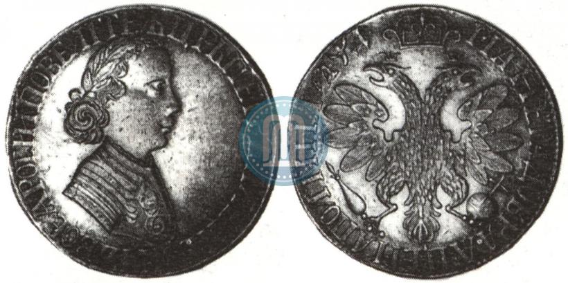 Picture Poltina 1704 year  "Portrait by F. Alekseev"