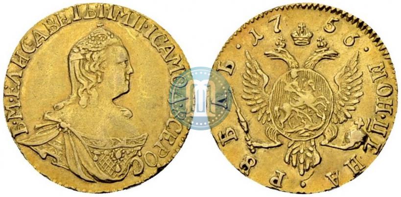 Picture 1 rouble 1756 year  