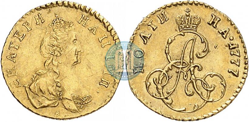 Фото Полтина 1777 года  