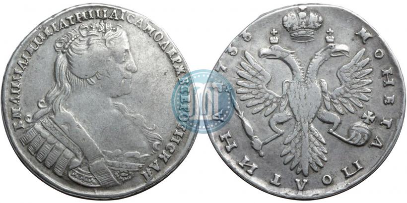 Picture Poltina 1733 year  