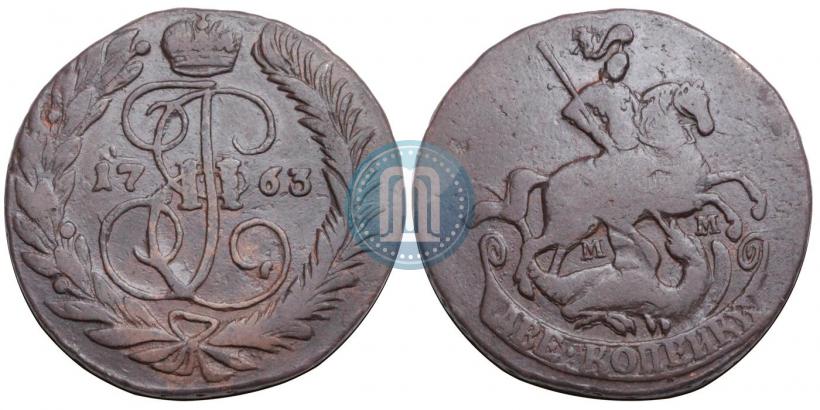 Picture 2 kopecks 1763 year ММ 
