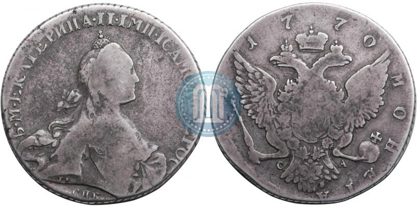 Picture 1 rouble 1770 year СПБ-СА 