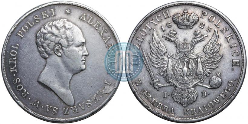 Picture 10 złotych 1823 year IB 