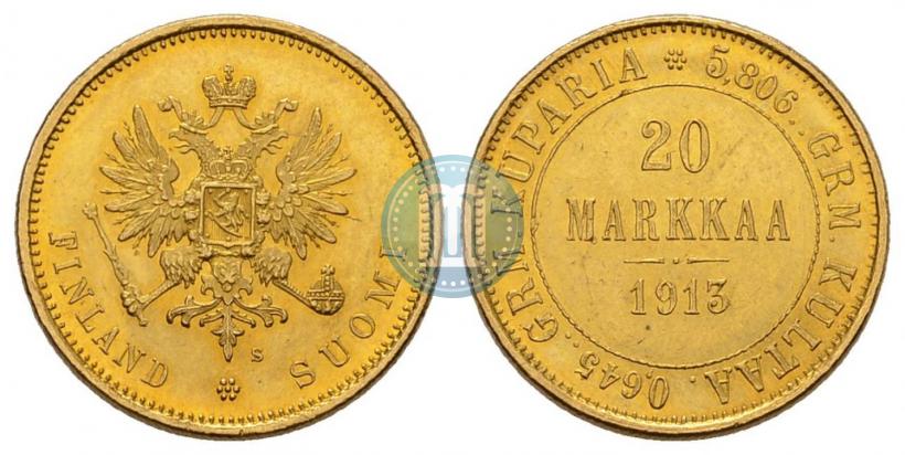 Фото 20 марок 1913 года S 