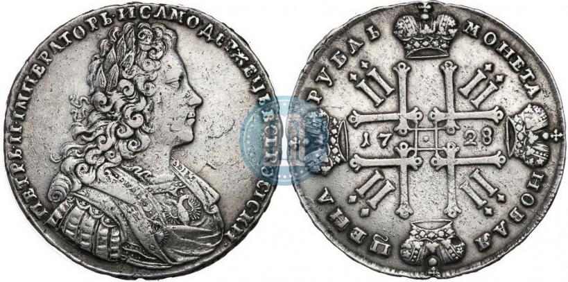 Picture 1 rouble 1728 year  "Type of 1728"