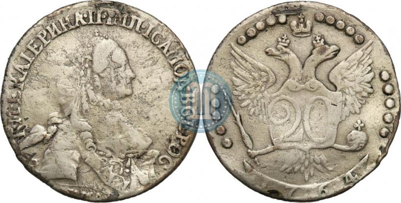 Picture 20 kopecks 1764 year ММД 