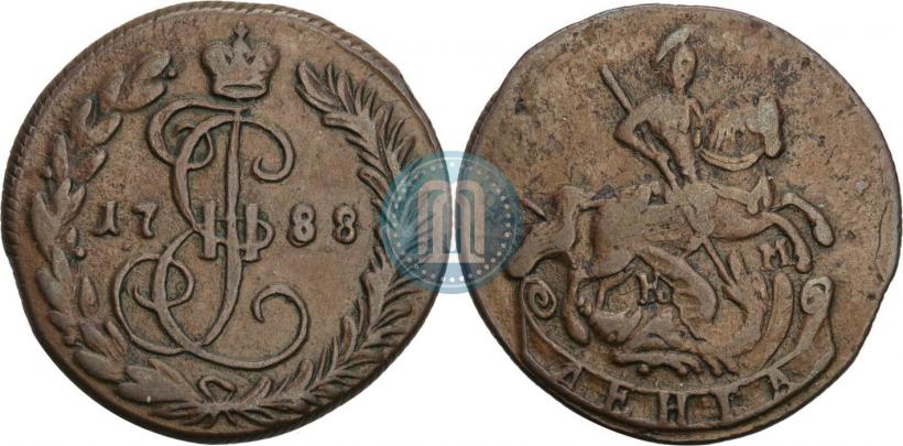 Фото Денга 1788 года КМ 