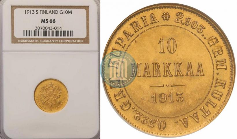 Picture 10 markkaa 1913 year S 