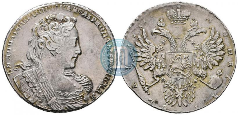 Фото 1 рубль 1731 года  