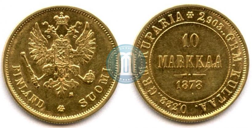 Picture 10 markkaa 1878 year S 