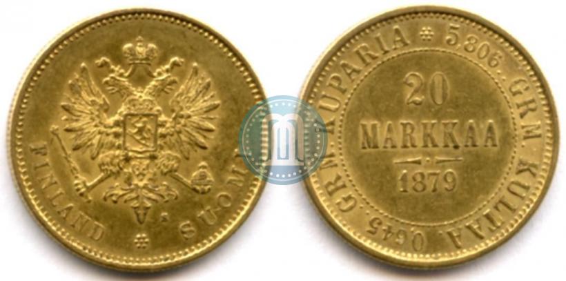 Picture 20 markkaa 1879 year S 