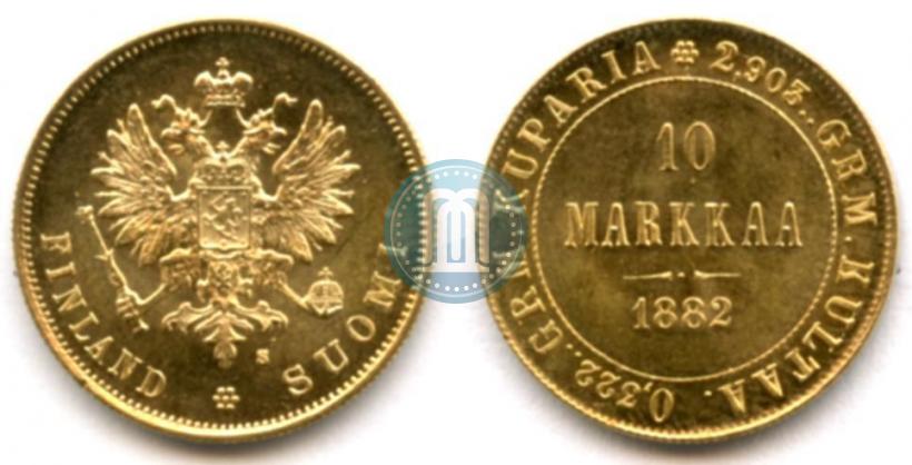 Фото 10 марок 1882 года S 