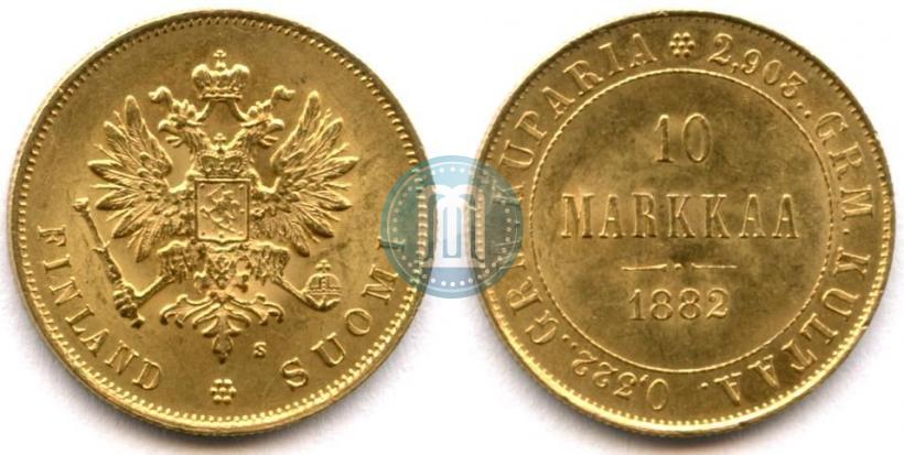 Фото 10 марок 1882 года S 