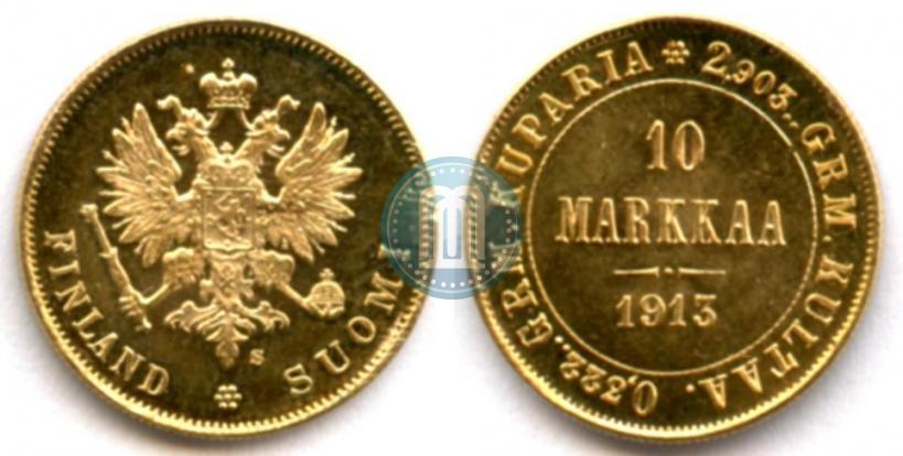 Фото 10 марок 1913 года S 