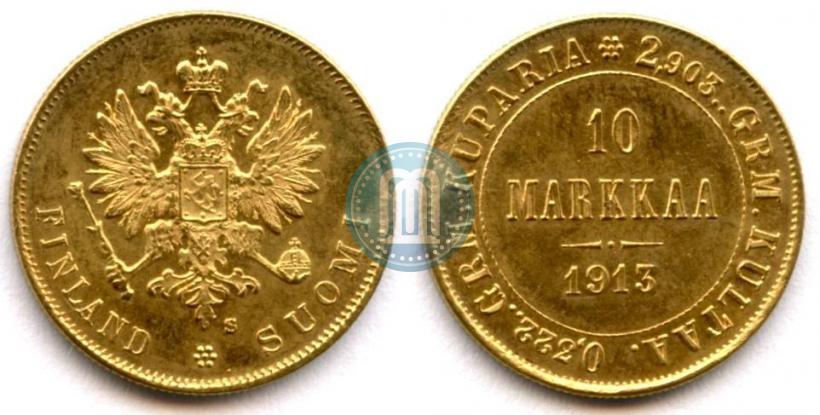Фото 10 марок 1913 года S 