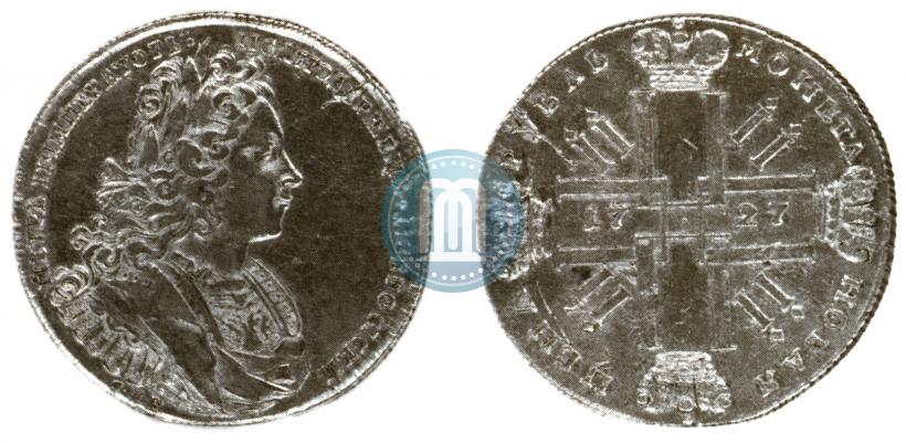 Picture 1 rouble 1727 year СПБ "Petersburg type"