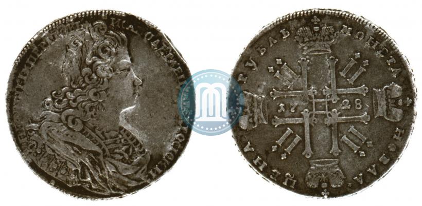 Picture 1 rouble 1728 year  "Type of 1727"