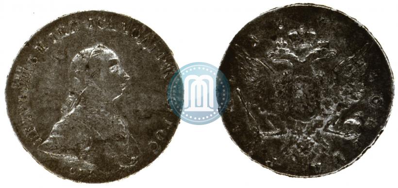 Picture 1 rouble 1762 year СПБ-НК 