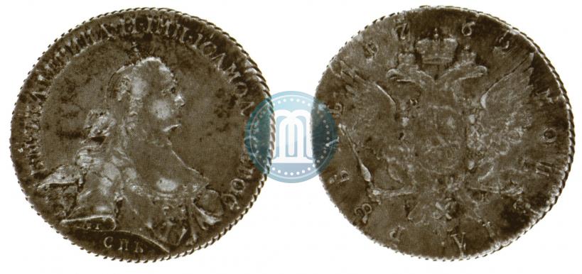 Picture 1 rouble 1762 year СПБ-НК 