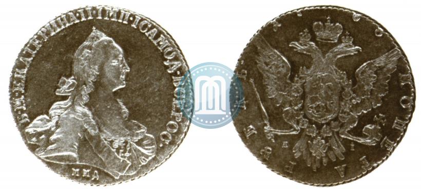 Picture 1 rouble 1768 year ММД-EI 