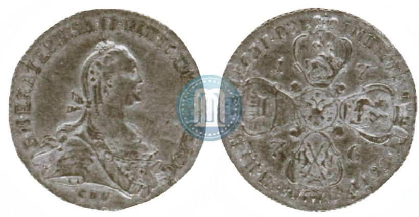 Picture 10 roubles 1776 year СПБ 