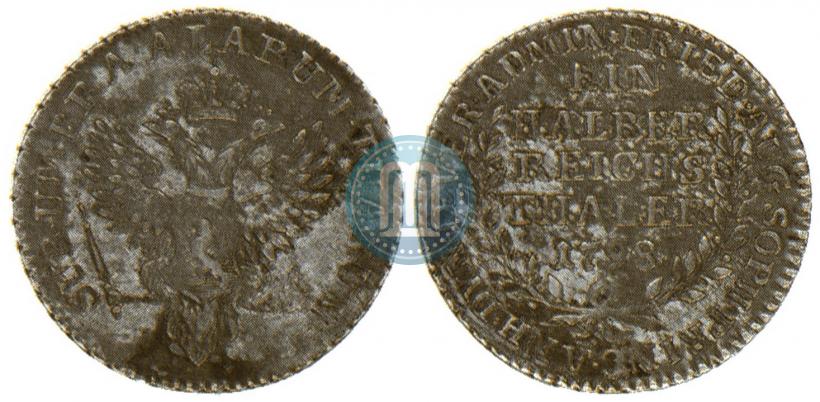 Picture Ein halber reichsthaler 1798 year  "Dutchy of Jever"