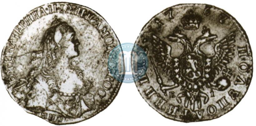Фото Полуполтинник 1767 года ММД-EI 
