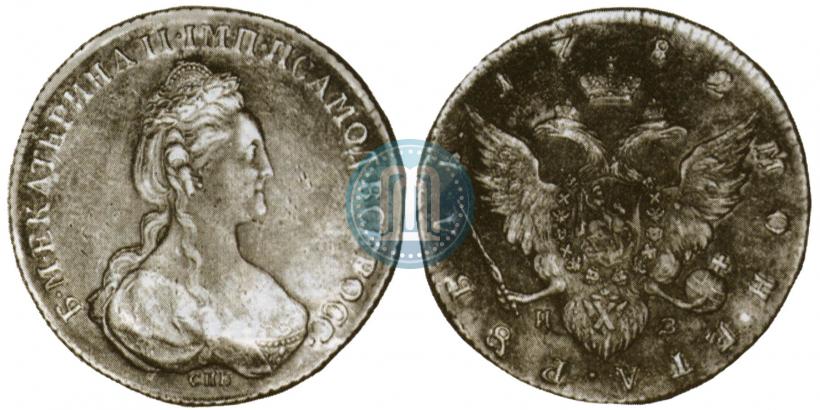 Picture 1 rouble 1782 year СПБ-ИЗ 