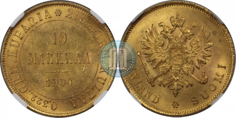 Picture 10 markkaa 1904 year L 