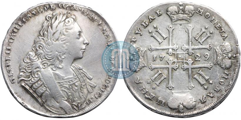 Picture 1 rouble 1729 year  "Type of 1729"