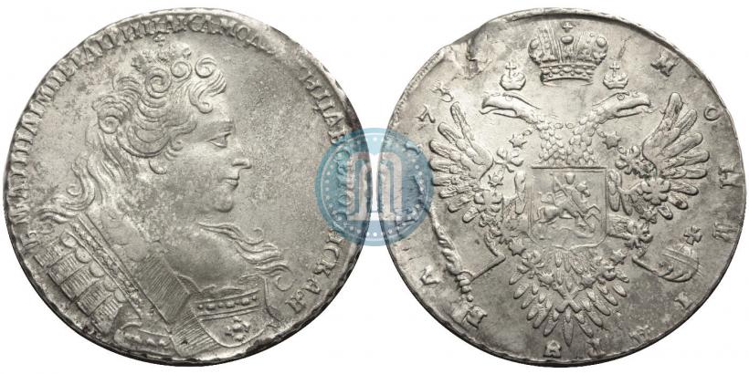 Фото 1 рубль 1732 года  