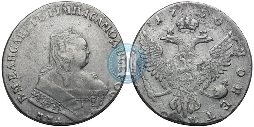 Picture 1 rouble 1749 year ММД 