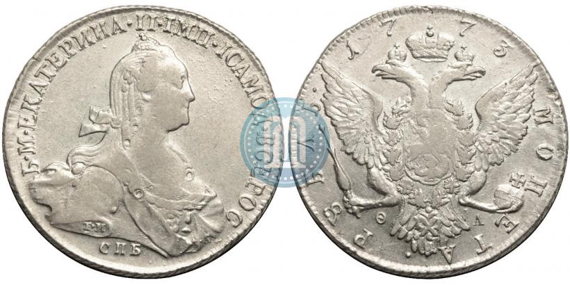 Фото 1 рубль 1773 года СПБ-ФЛ 