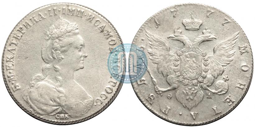 Picture 1 rouble 1777 year СПБ-ФЛ 