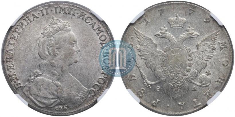 Picture 1 rouble 1779 year СПБ-ФЛ 