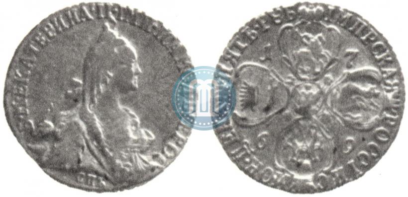 Picture 5 roubles 1769 year СПБ 