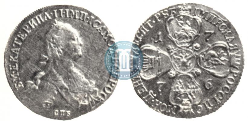 Picture 10 roubles 1776 year СПБ 