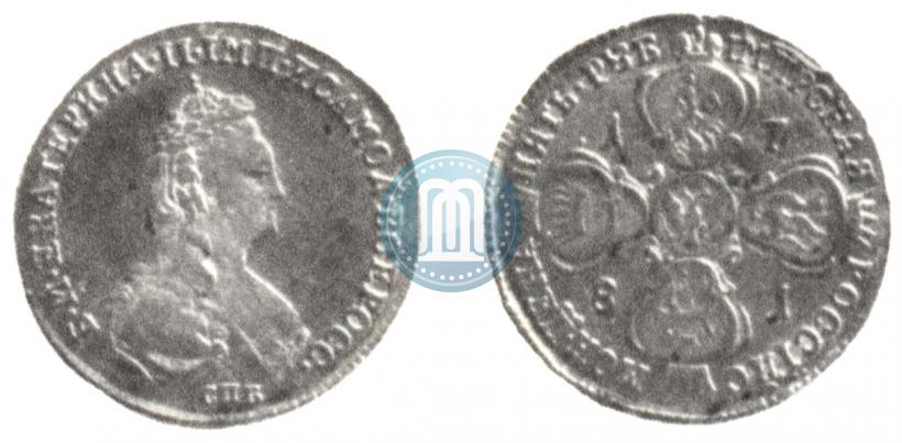 Picture 5 roubles 1781 year СПБ 