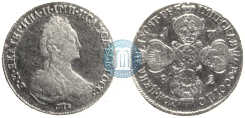 Picture 10 roubles 1782 year СПБ 