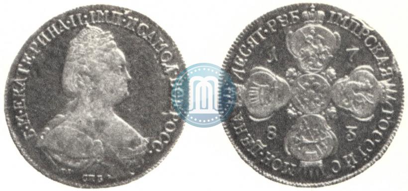 Picture 10 roubles 1783 year СПБ 