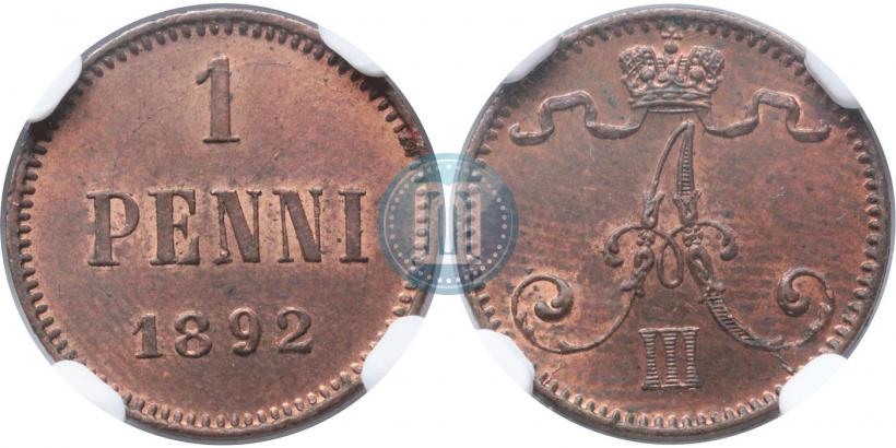 Picture 1 penni 1892 year  