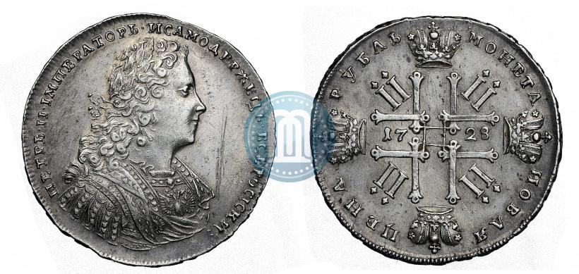 Фото 1 рубль 1728 года  "Тип 1728"