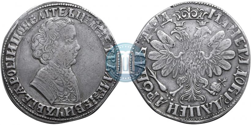 Picture 1 rouble 1704 year  