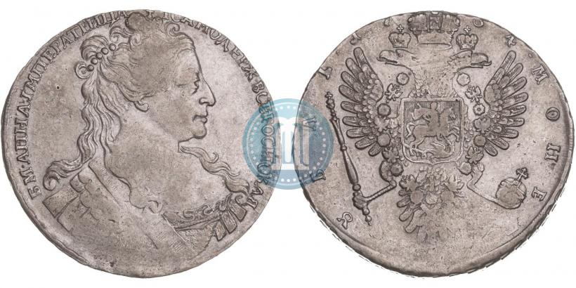 Picture 1 rouble 1734 year  "Type of 1734"