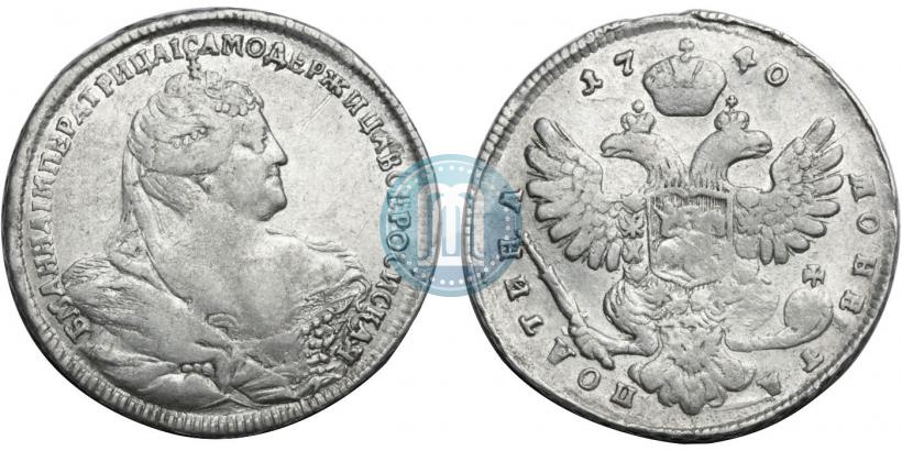 Picture Poltina 1740 year  "Moscow type"