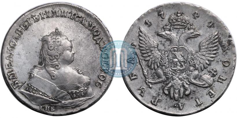 Picture 1 rouble 1744 year СПБ 
