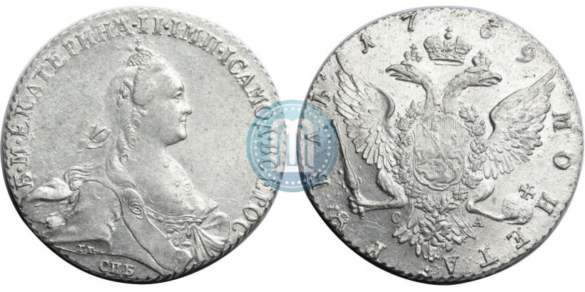 Picture 1 rouble 1769 year СПБ-СА 
