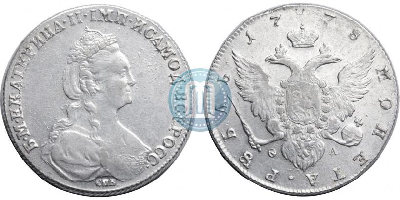 Picture 1 rouble 1778 year СПБ-ФЛ 