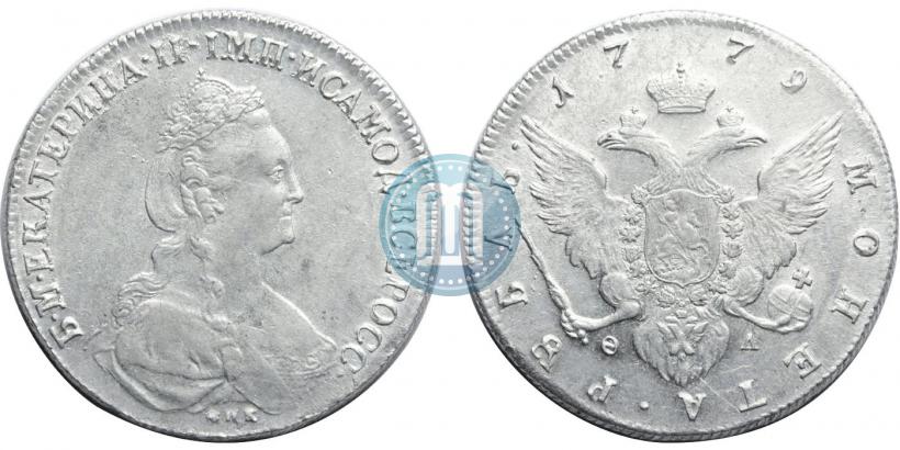Picture 1 rouble 1779 year СПБ-ФЛ 