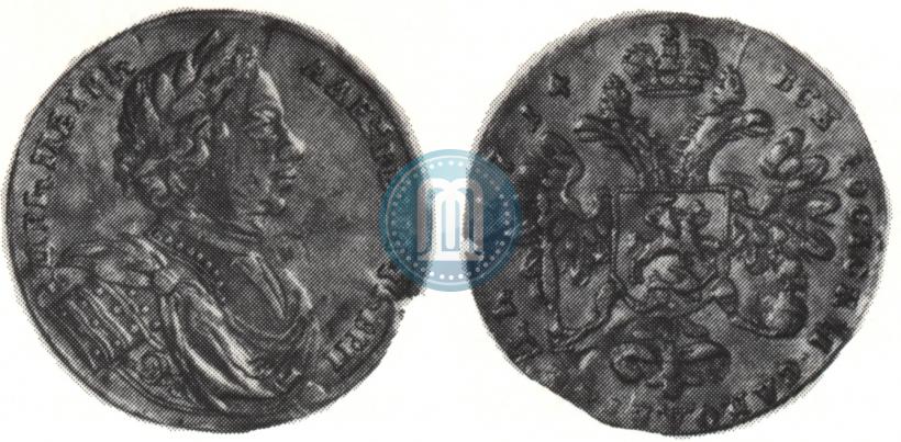 Фото 2 червонца 1714 года  